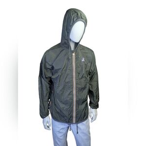 K-Way Packable Rain Jacket | Folds Into Pouch | Men’s XL | Gorpcore